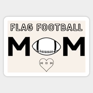 Mother's love and  flag football. Magnet